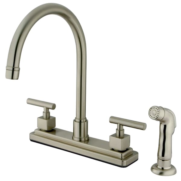 KS8798CQL Claremont Centerset Kitchen Faucet, Brushed Nickel